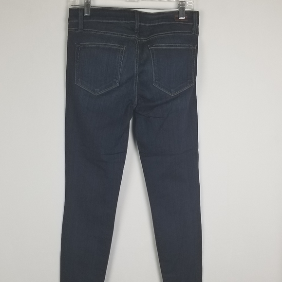 PAIGE Verdugo Ankle Skinny Dark Wash Jeans - Picture 8 of 8